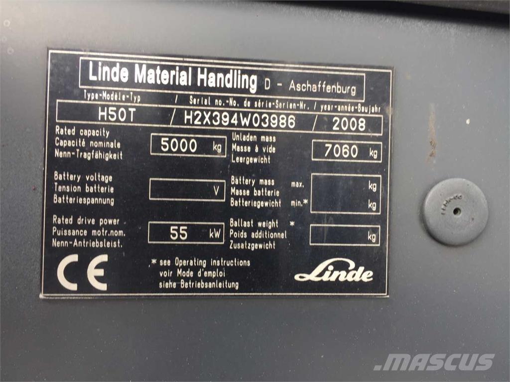 Linde H50T Stivuitor GPL