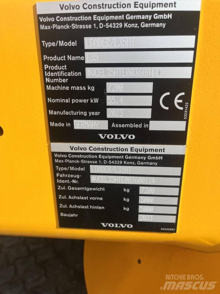 Volvo L35H Incarcator pe pneuri