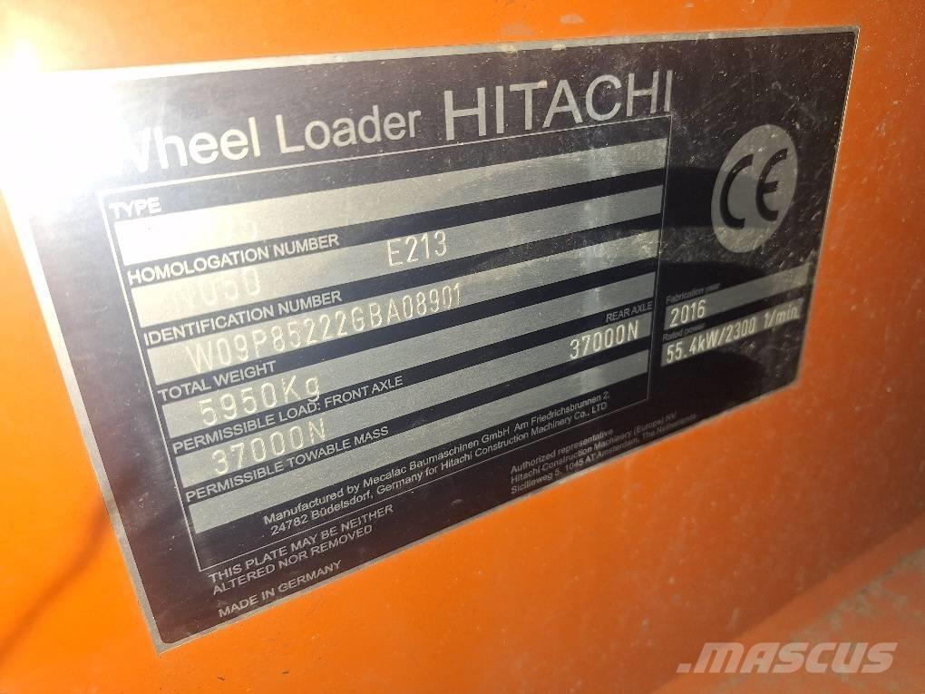 Hitachi ZW75 Incarcator pe pneuri