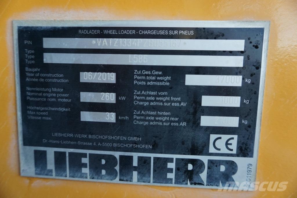 Liebherr 586 xpower Incarcator pe pneuri