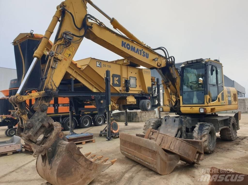 Komatsu PW180-7 Excavatoare cu roti