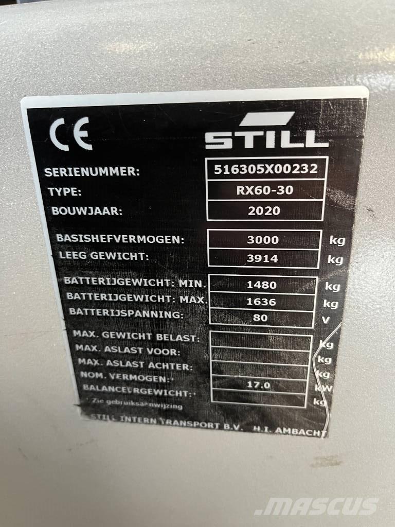 Still RX 60-30 Stivuitor electric