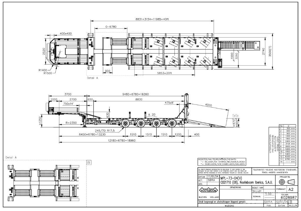 Nooteboom MPL-73-04V Semi-remorca agabaritica