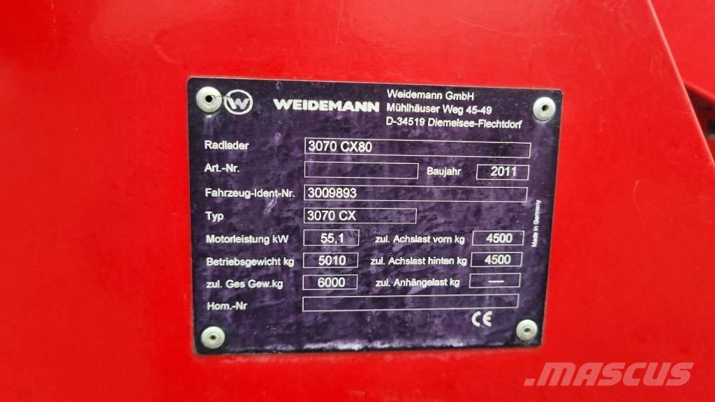 Weidemann 3070CX60 Incarcator pe pneuri