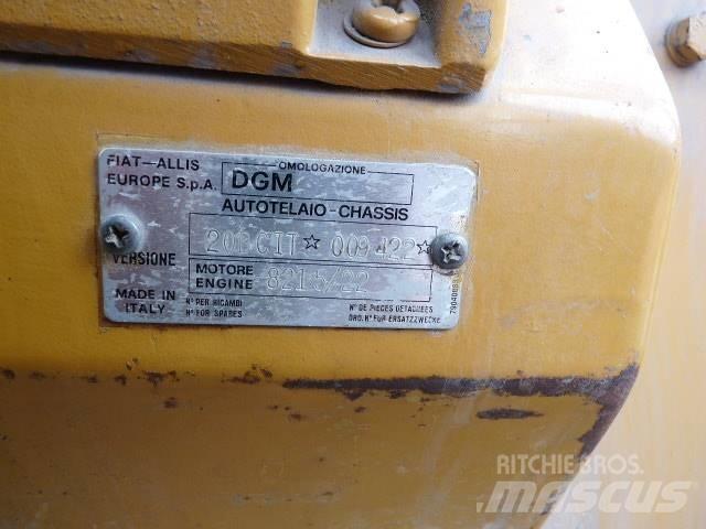 Fiat-Allis FD 20 Buldozere pe senile