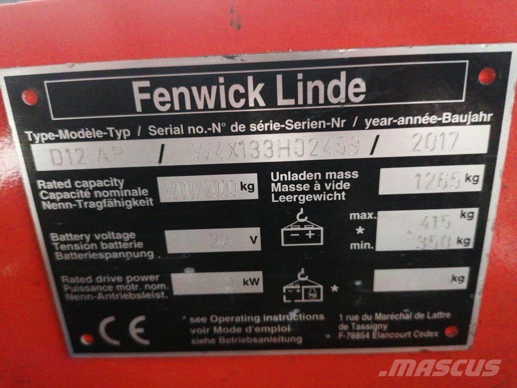 Linde D12AP Transpaleta manuala