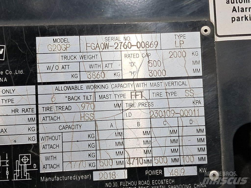 Doosan G20GP Stivuitor GPL