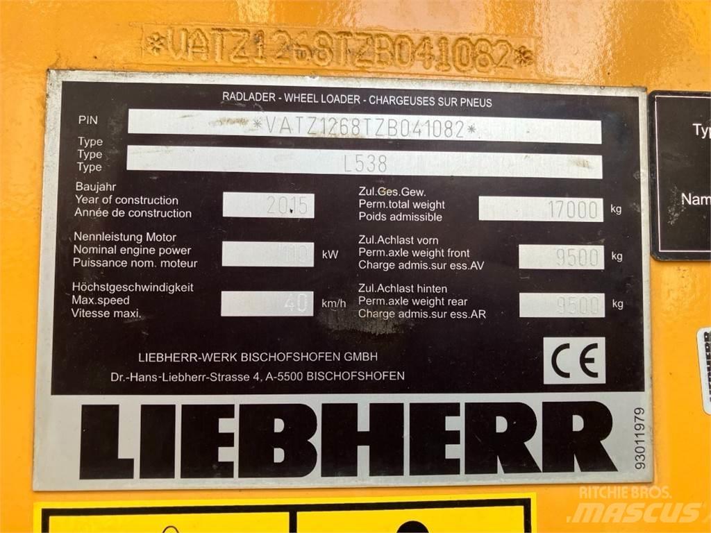 Liebherr L538 Incarcator pe pneuri