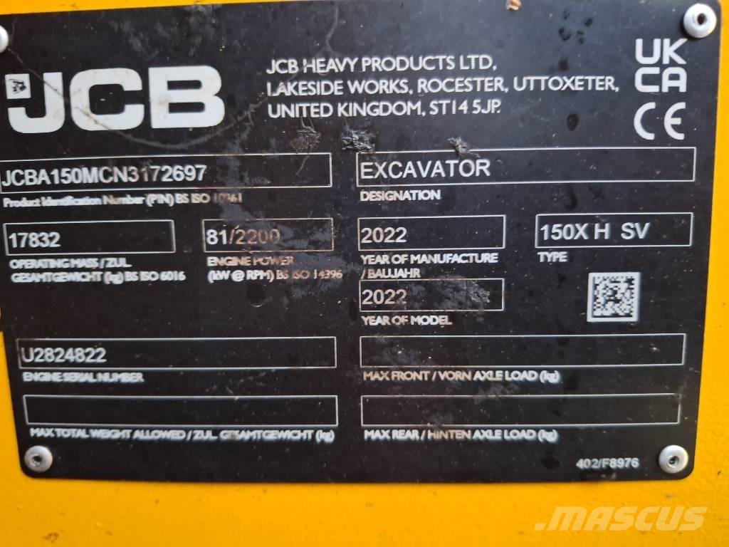 JCB X 150 HD Excavatoare pe șenile

