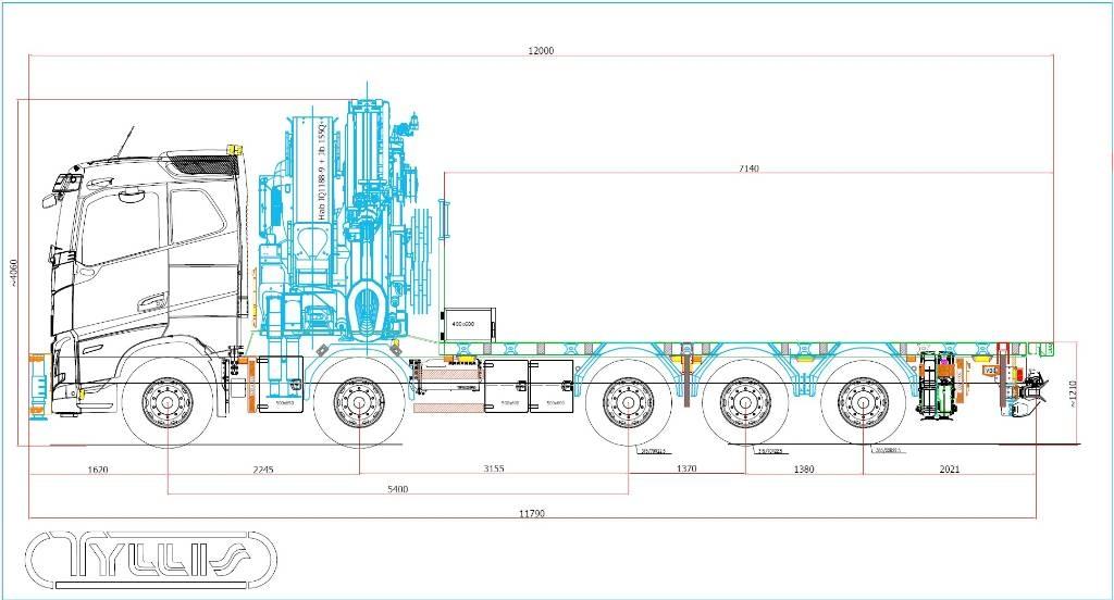 Volvo FH 13 540 Camioane cu macara