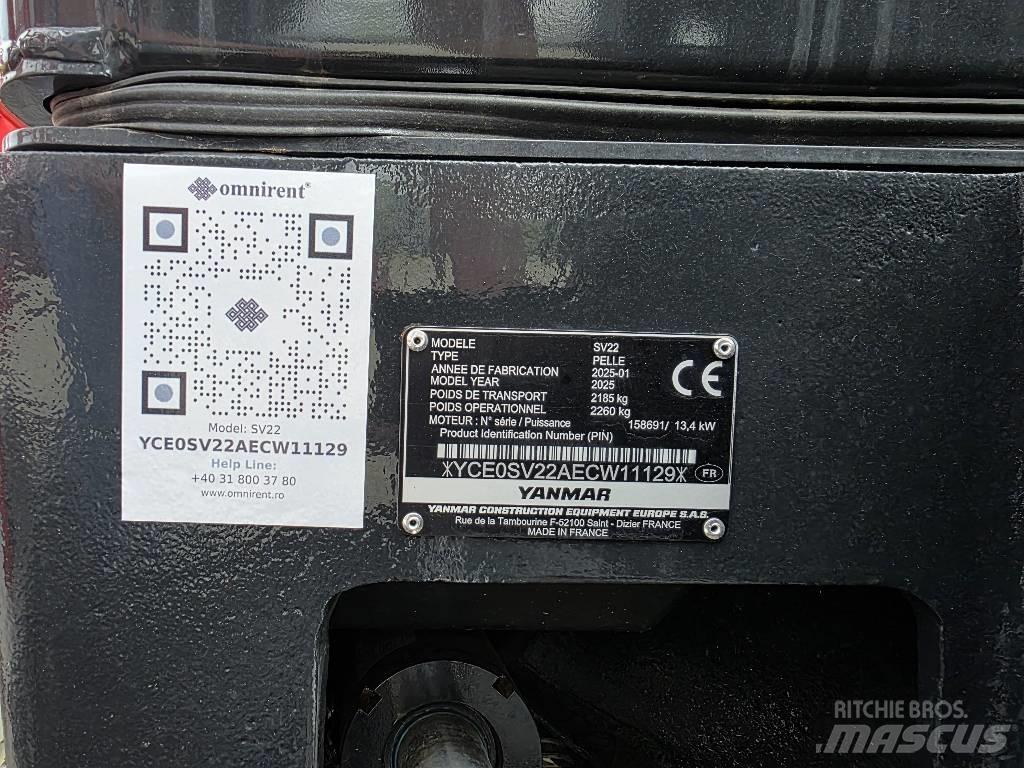 Yanmar SV 22 Mini excavatoare < 7t