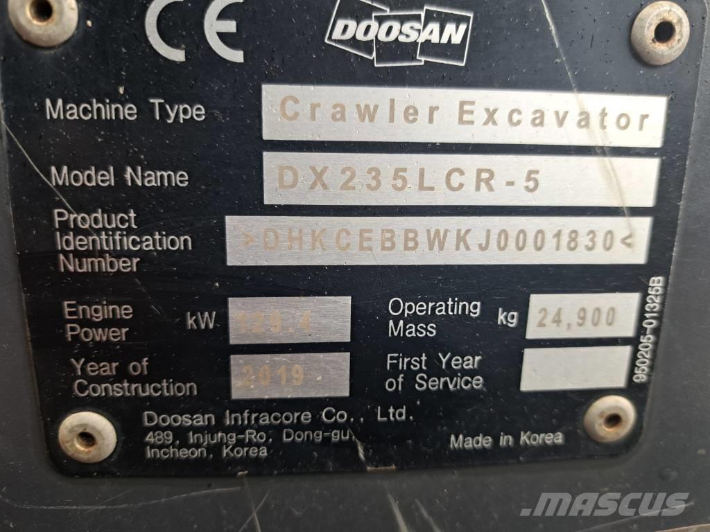 Doosan DX 235 LCR-5 Excavatoare pe șenile
