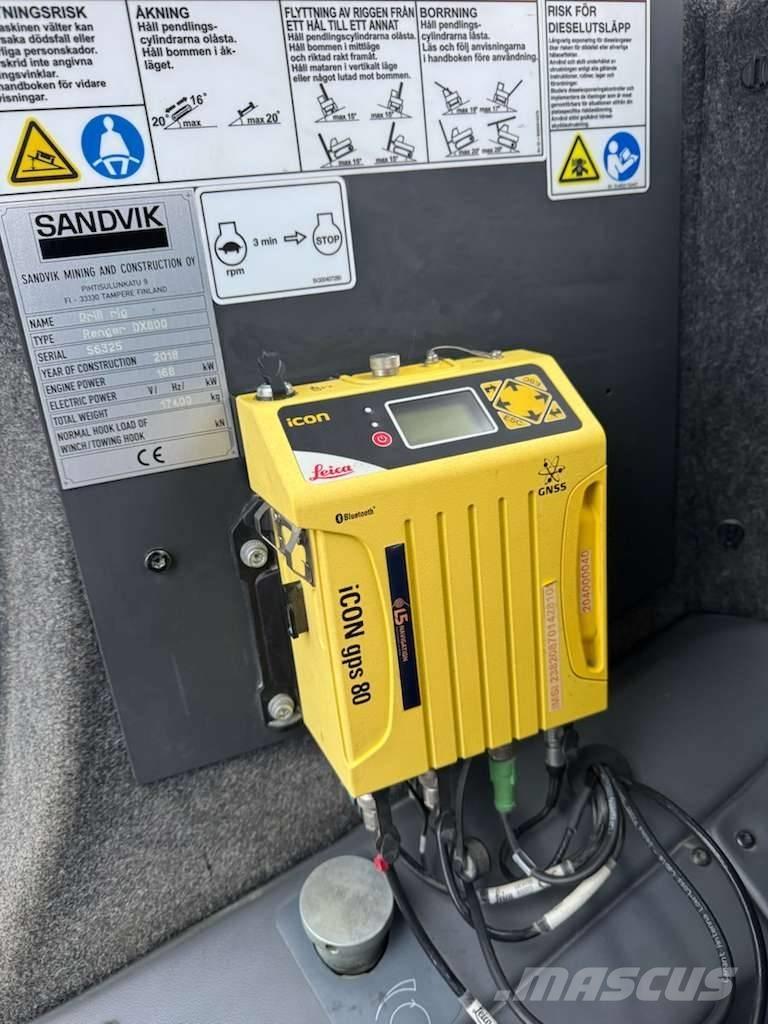 Sandvik DX800 Echipamente de forare la suprafata