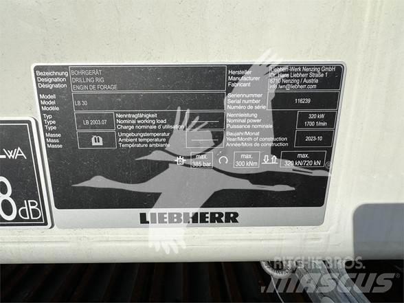 Liebherr LB30 Echipamente de forare la suprafata