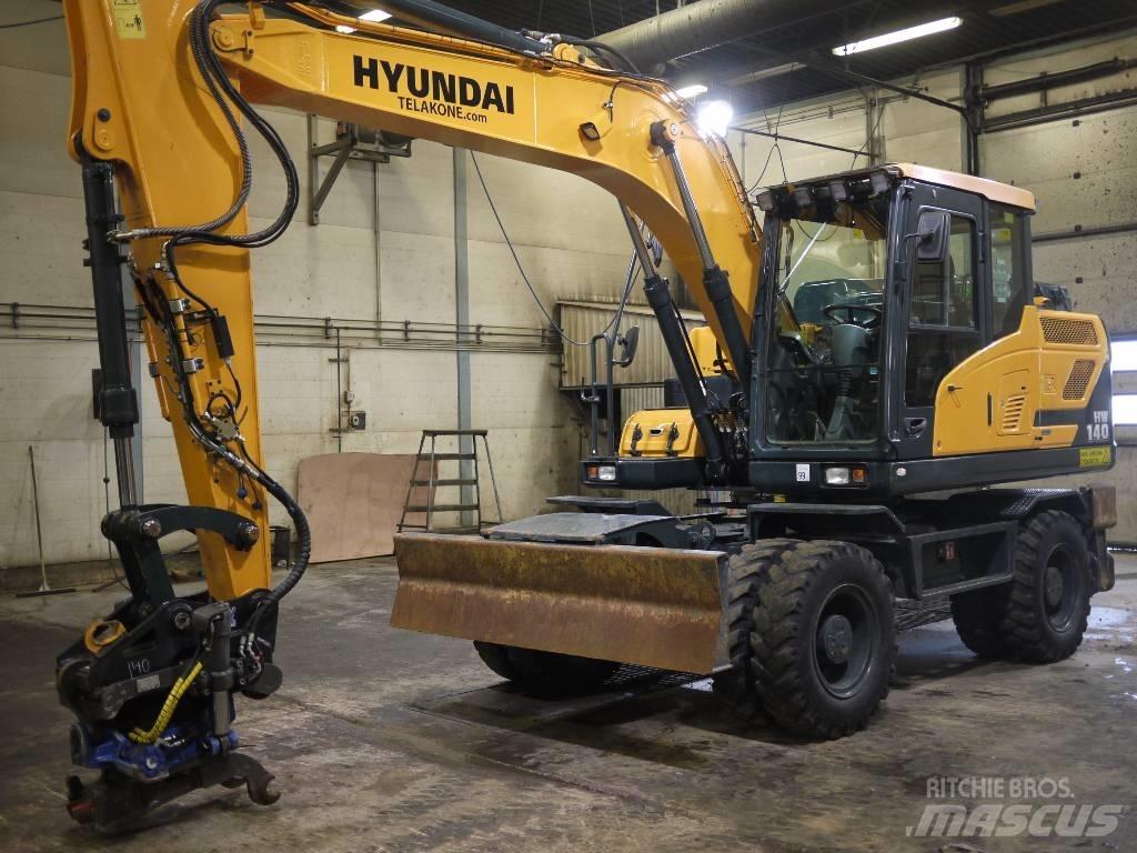 Hyundai HW 140 Excavatoare cu roti