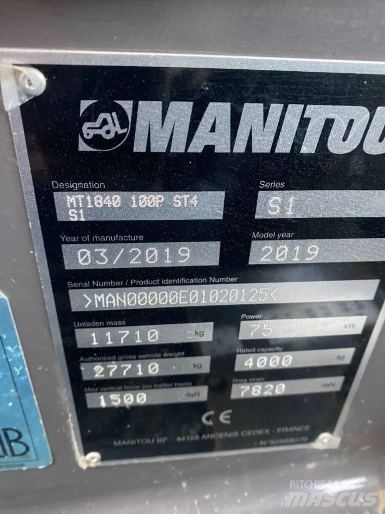 Manitou MT 1840 Stivuitoare telescopice