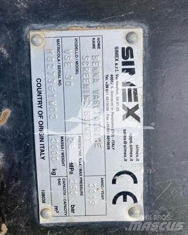 Simex VSE30 cupa de excavat cu cernere