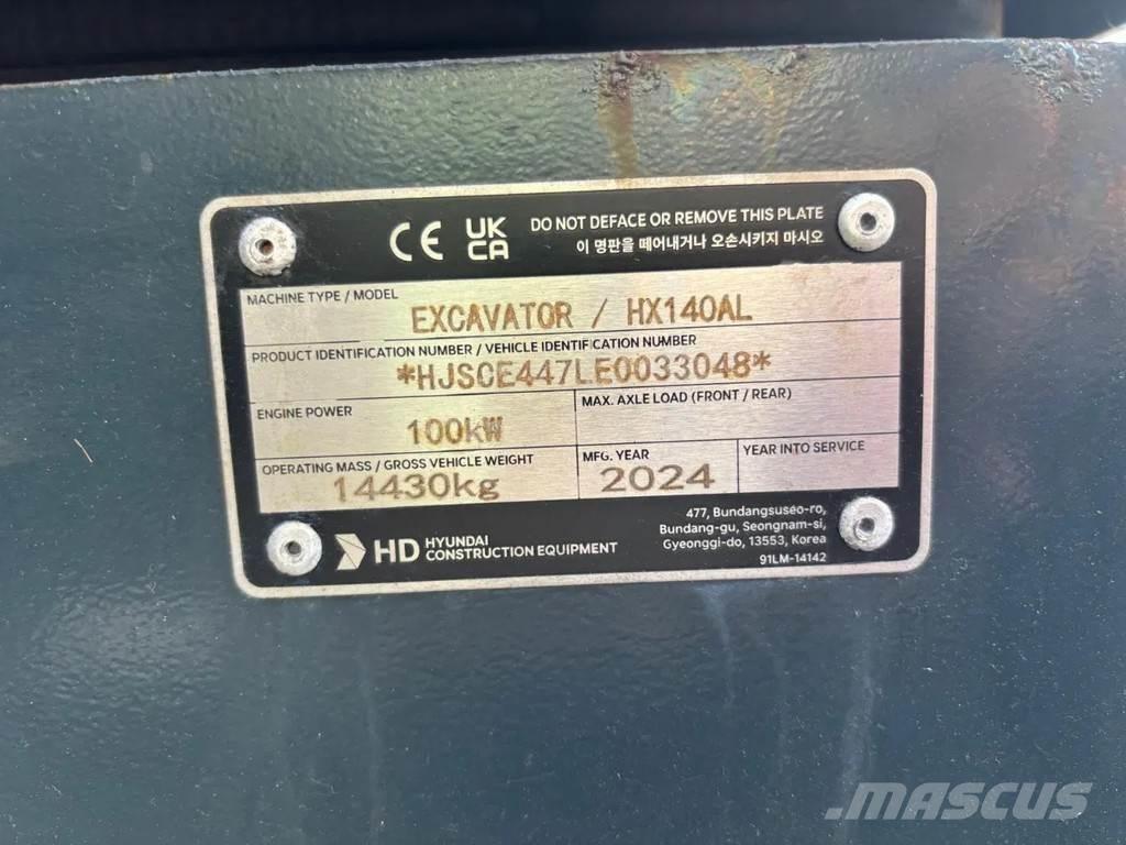 Hyundai HX140AL Excavatoare pe șenile
