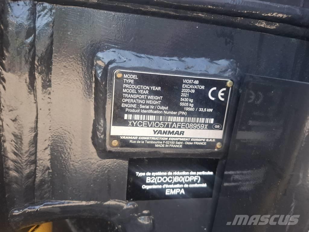 Yanmar vio 57-6B Mini excavatoare < 7t