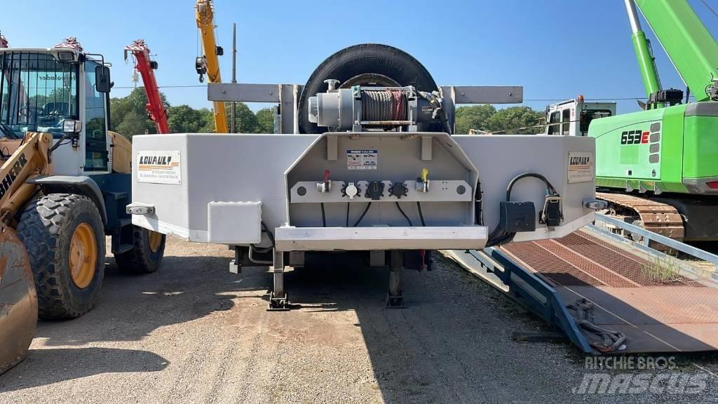 Louault 13,60m Semi-remorci transport vehicule