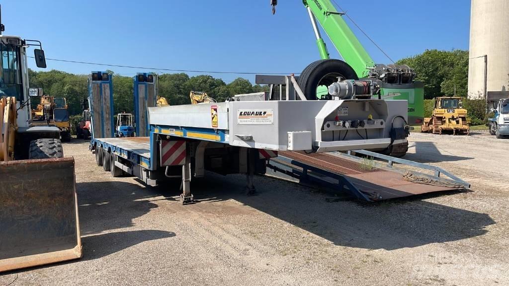 Louault 13,60m Semi-remorci transport vehicule