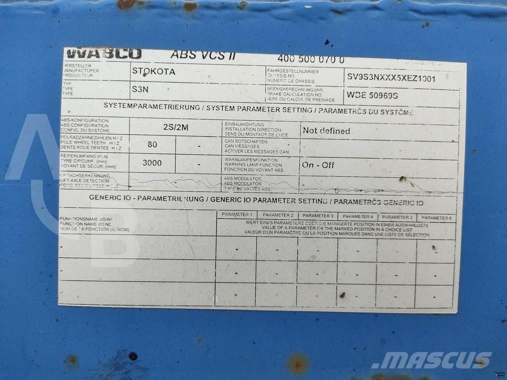 STOKOTA S3N Semi-remorca agabaritica