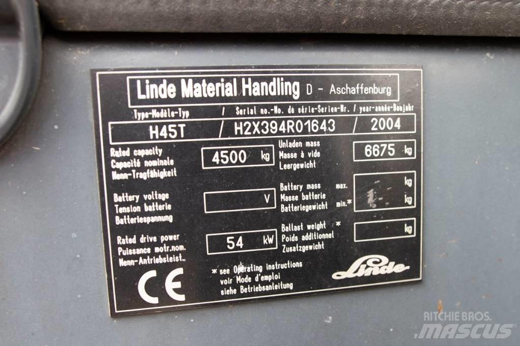 Linde H 45 T Stivuitor GPL