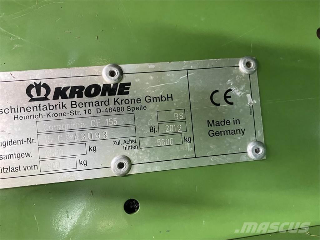 Krone CF 155 XC Masina de balotat cilindric