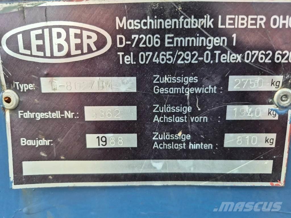  LEIBER d802 Minitractor de teren
