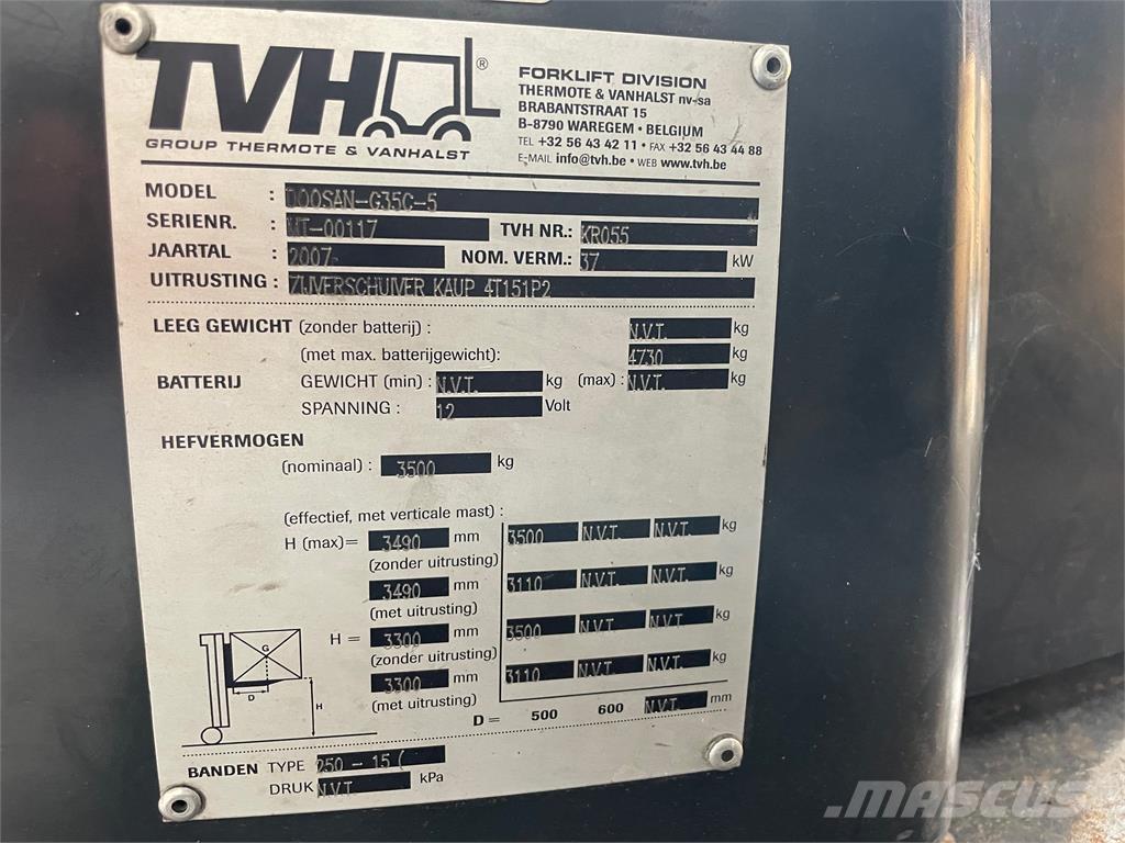 Doosan G35C-5 Stivuitor GPL