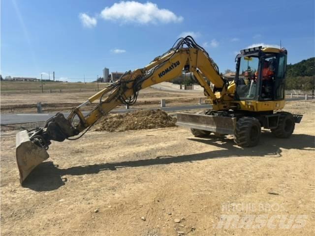 Komatsu PW98 MR-10 Excavatoare cu roti