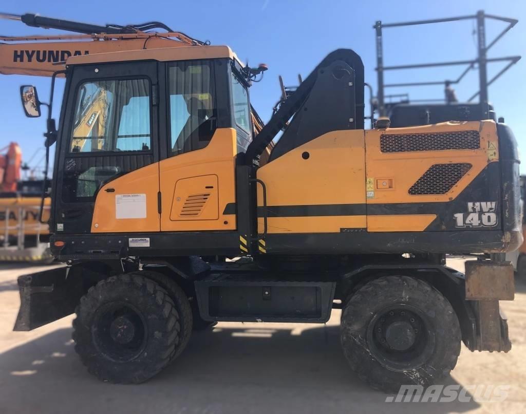 Hyundai HW140 Excavatoare cu roti
