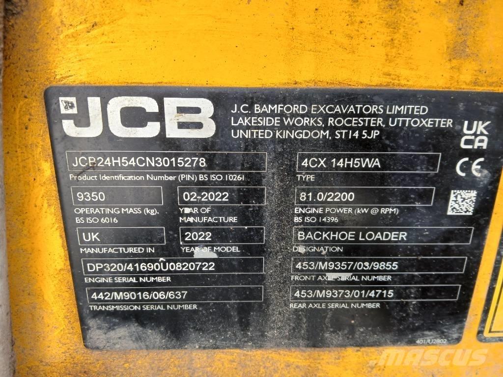 JCB 4 CX Pro AEC Buldoexcavatoare