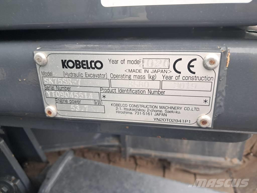 Kobelco SK75SR-7 Excavatoare 7t - 12t