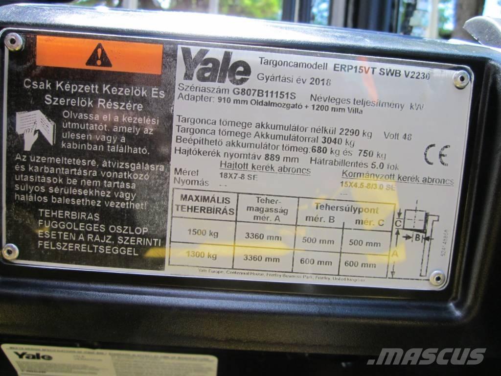 Yale ERP15VT Stivuitor electric