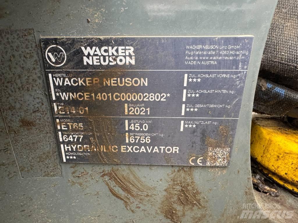 Wacker Neuson ET65 Excavatoare pe șenile
