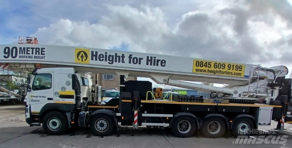 Bronto S90 HLA-X Platforme aeriene montate pe camion
