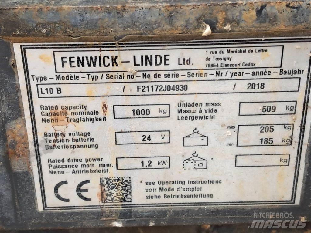 Linde L10B Transpaleta manuala