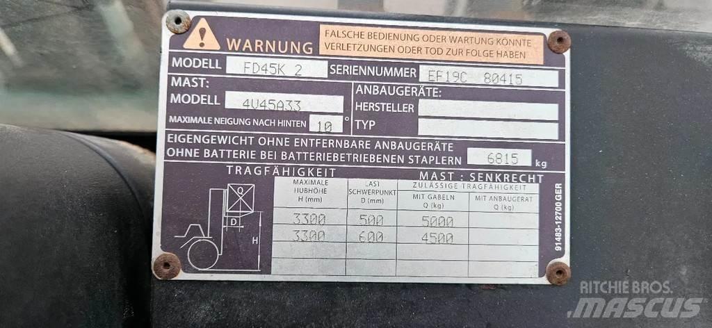 Mitsubishi FD 45 Strivuitoare-altele