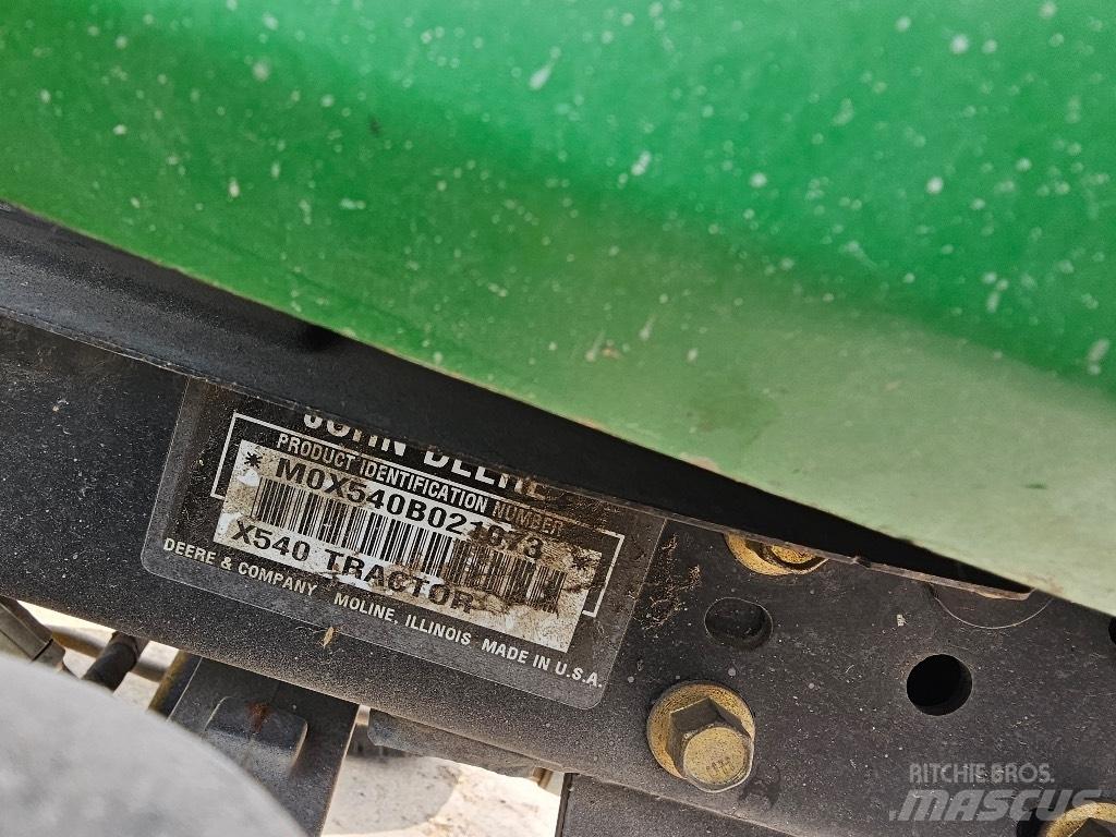 John Deere X 540 Tractoare compacte