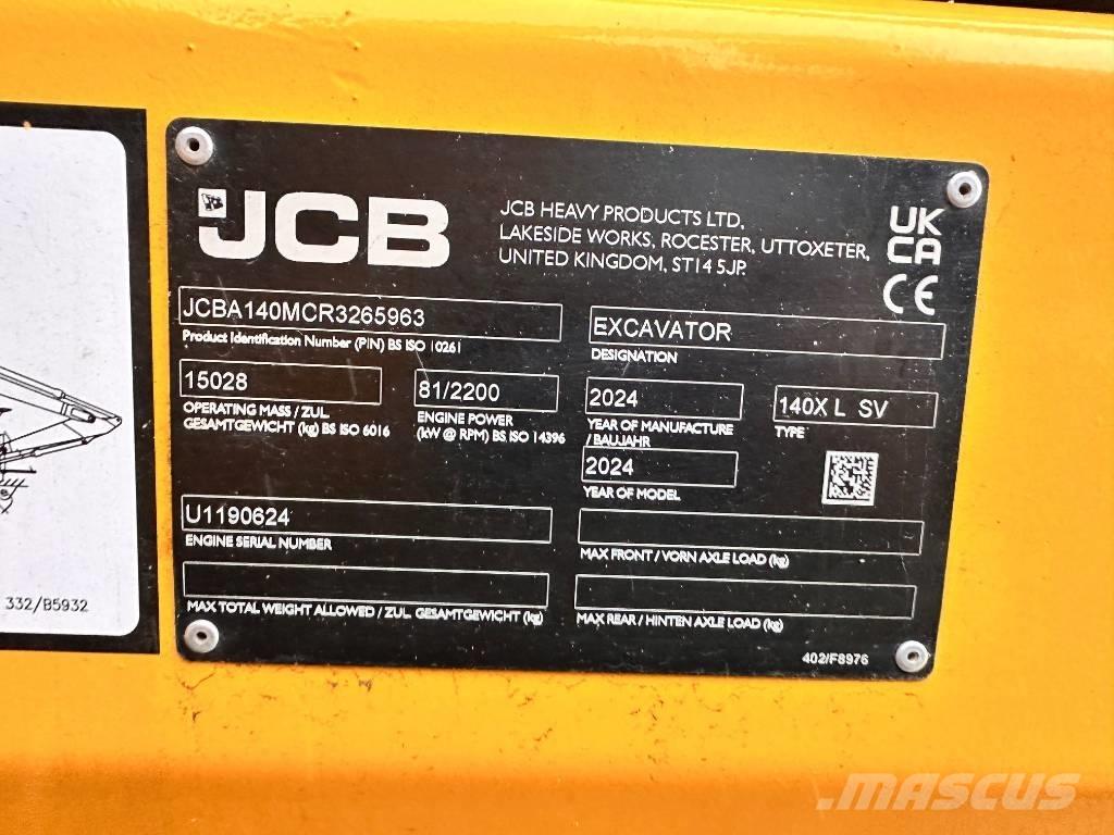 JCB 140 X Excavatoare pe șenile
