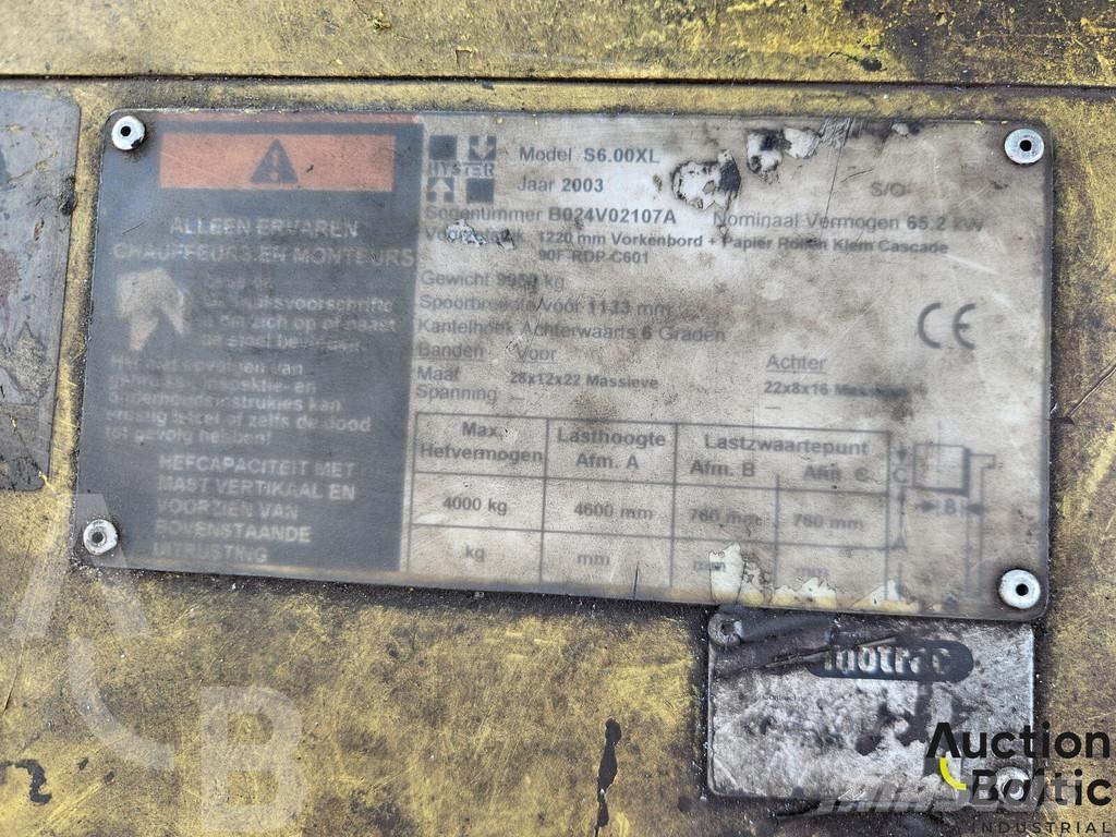 Hyster S6.00XL Strivuitoare-altele