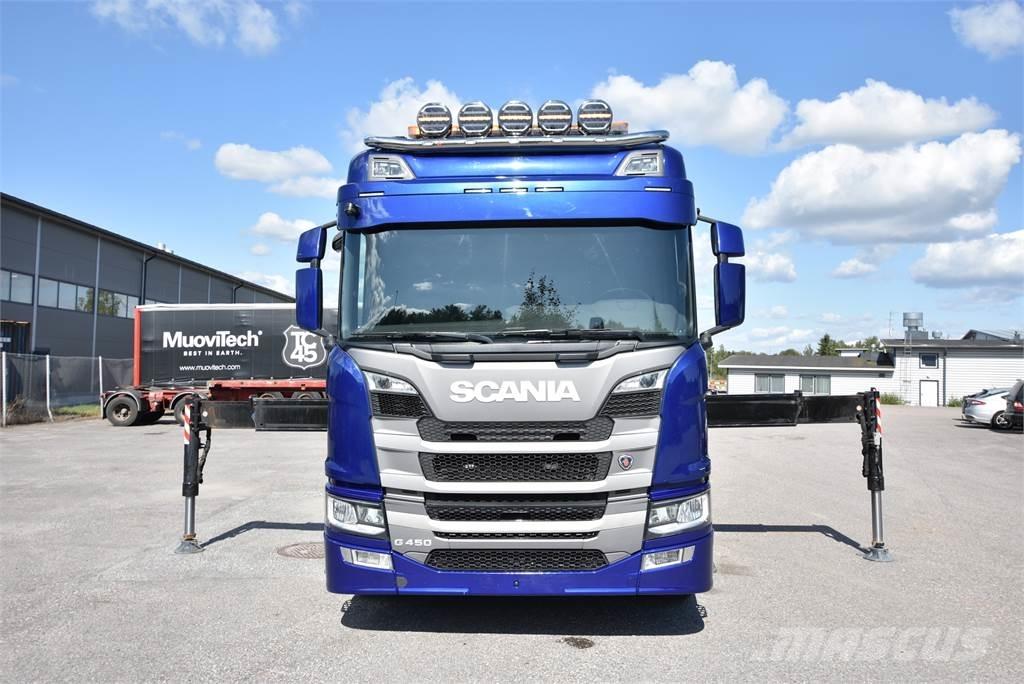 Scania G450 8X4 Camioane cu macara