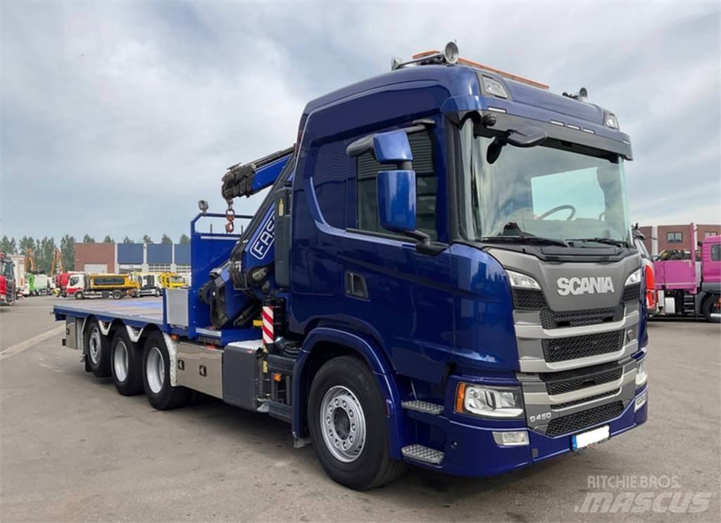 Scania G450 8X4 Camioane cu macara