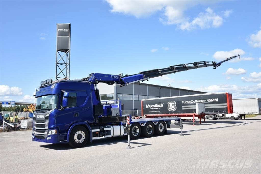 Scania G450 8X4 Camioane cu macara