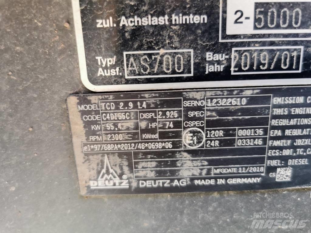 Mecalac AS 700 Incarcator pe pneuri