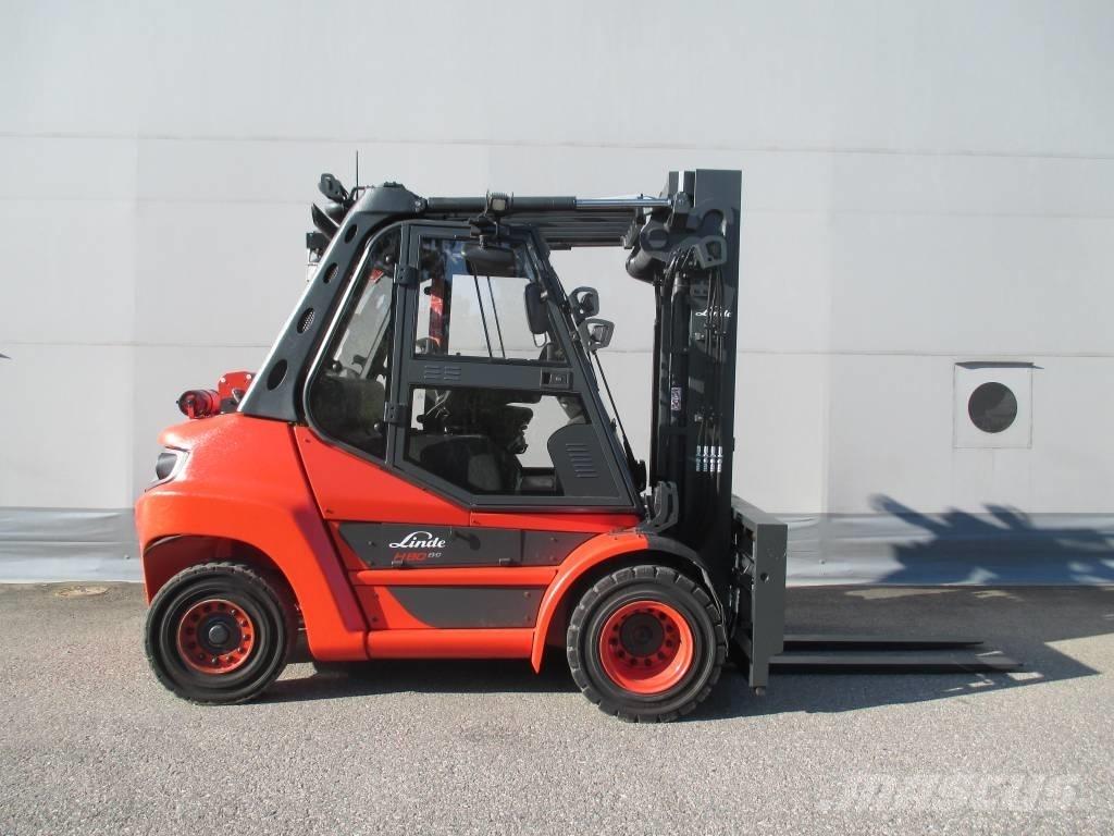 Linde H 80 D Stivuitor diesel