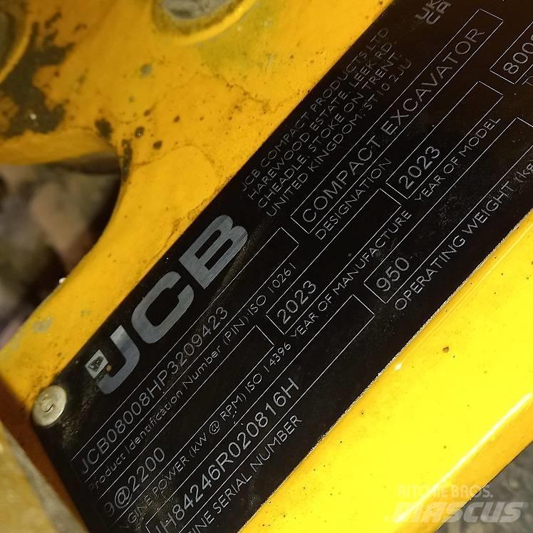 JCB 8008 Mini excavatoare < 7t