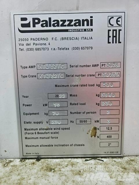 Palazzani XTJ 32C Alte ascensoare si platforme