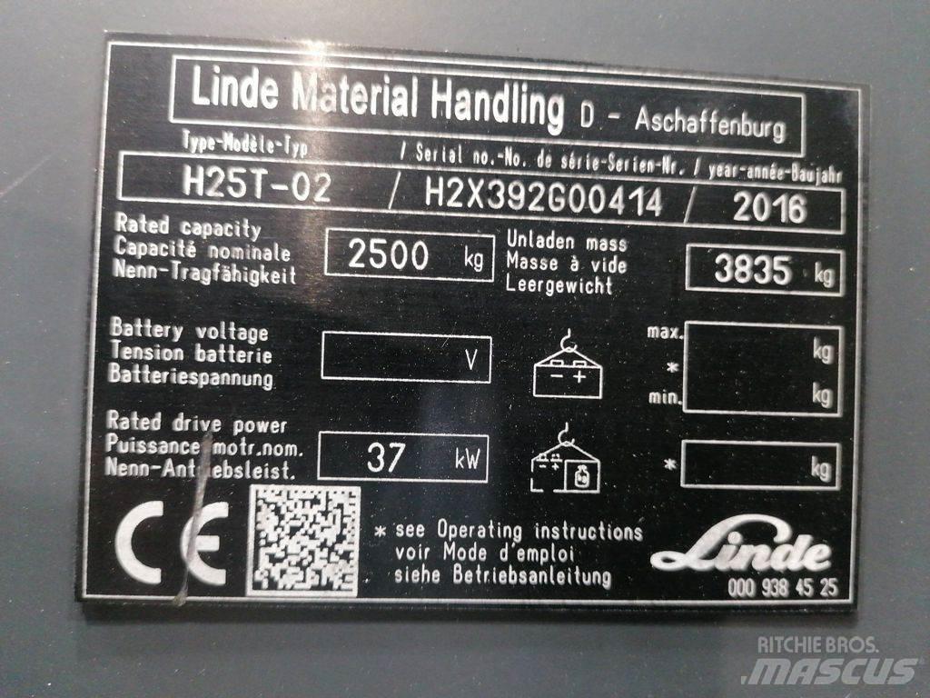 Linde H25T-02 Stivuitor GPL